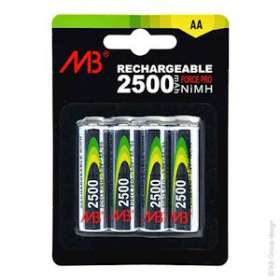 Blister(s) x 4 Accus Nimh blister x4 AA 1.2V 2500mAh|Enix energies-NXGACH956204