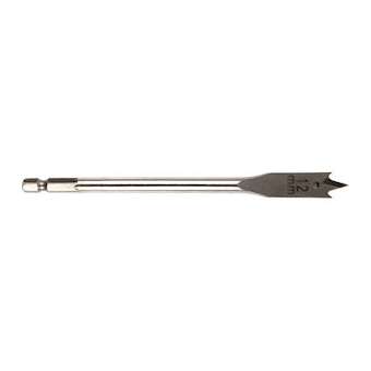 Mèche bois plate D 12 x 152 mm pour les perçages dans les bois durs et tendres|Bizline-BIZ790803