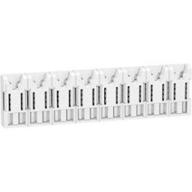 Resi9 XE - répartiteur système embrochable - 8 modules - sans connecteur|Schneider Electric-SCHR9EXHS08