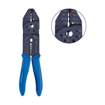 Pince à sertir manuelle pour raccordements isolés 0,5 à 6 mm²|Klauke-KKEK10