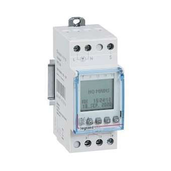 Interrupteur horaire annuel programmable Bluetooth 230V~ - 1 sortie 16A|Legrand-LEG412725