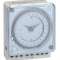 Inter horaire programmable analogique 72x72mm hebdomadaire - connexion à vis