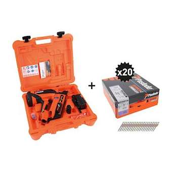 Lot PPN50Xi + 20 packs 4x35 Hard n'Safe crantés|Spit-SPT054708