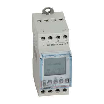 Horloge à cadran digital automatique - pour 2 circuits - 2 modules|Legrand-LEG092757