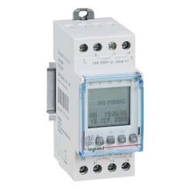 Interrupteur horaire annuel programmable Bluetooth 230V~ - 2 sorties 16A|Legrand-LEG412726