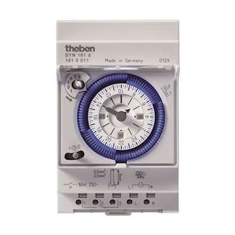 Interrupteur horaire mécanique sans réserve de marche 1 c inverseur|Theben-THB1610011