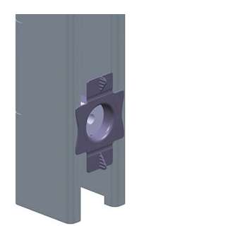 Boîte 50 écrous à ailettes E41 AA M6 EZ|Legrand Cable Management-CAF801941