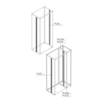 Montant H2000mm pour Disj. 800A Ou Cloisonne (x1)|ABB-ABBPUKI2000