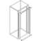 Support Plastron Fixe Spec. H2000mm L800mm|ABB-ABBPFFA2080