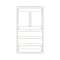 Armoire ComforLine A IP44 5Xrangées 950mm x 550mm Sans gaine à câble