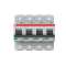Disjoncteur S804C 4P 40A Courbe C Raccordement à vis - 25KA (6Modules)