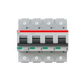 Disjoncteur S804C 4P 40A Courbe C Raccordement à vis - 25KA (6Modules)|ABB-ABB744442
