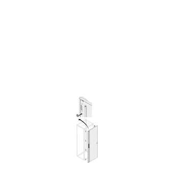 Porte IP30/40 pleine H2000mm L600mm (x1)|ABB-ABBPDLB2060