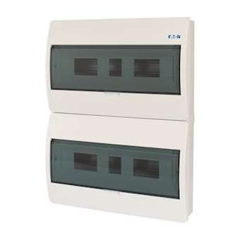 Coffret en saillie IP40, 2 rangées, 36 mod, porte transparente|Eaton industries-EONBC-O-2-36-ECO