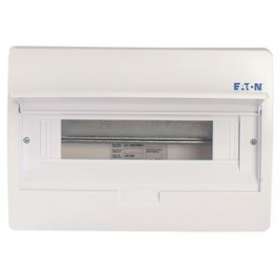 Coffret en saillie IP40, 1 rangée, 18 mod, porte blanche|Eaton industries-EONBC-O-1-18-TW-ECO