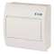 Coffret en saillie IP40, 1 rangée, 8 mod, porte blanche