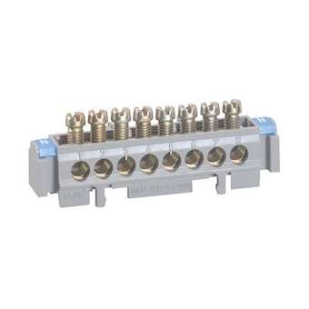 Bornier de répartition nu sur support 4 connexions 1,5mm² à 16mm² - 75mm|Legrand-LEG004822