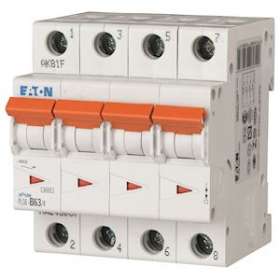 Disj. PLS 4X63A 6kA (EN 60898) cbe D|Eaton industries-EONPLS6-D63-4