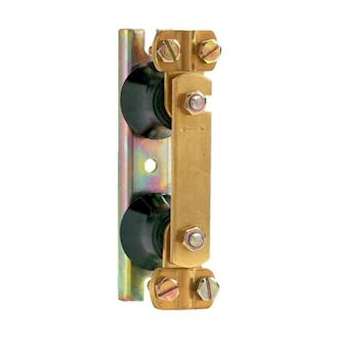 Flex-o-Box Barrette coupure de terre-2 isolateurs-support de fixation métallique|ABB-ABB600941