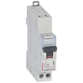 Disjoncteur DX³ 6000 - auto/vis - U+N - 230V~ - 32A - 10 kA - courbe C - 1M|Legrand-LEG407717
