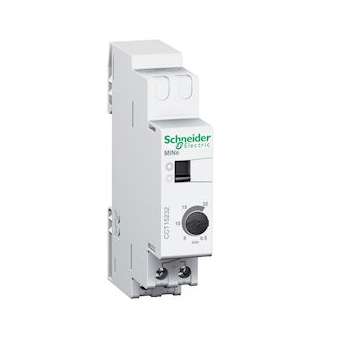 Acti9 MINs - minuterie 30s..20mn - contact 16A/230Vca - marche forcée|Schneider Electric-SCHCCT15232