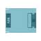 Porte transparente 1X4M pour Coffret Mistral41F