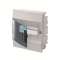 Coffret Encastre Mistral41F 850DEG avec Porte Transp. 1X8M|ABB-ABBL610790