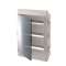 Coffret Encastre Mistral41F 850DEG avec Porte Transp. 3X18M|ABB-ABBL611887