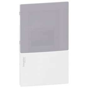 Pragma - mini coffret encastré - 1x4 mod. - portillon transp. - bornier terre|Schneider Electric-SCHMIP21104T
