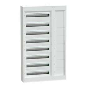 PrismaSeT S - coffret saillie plastique & métal 8 rangées 24 modules + Gaine|Schneider Electric-SCHLVSSD824