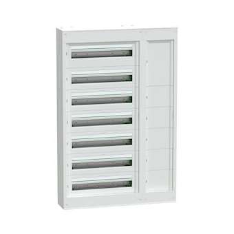 PrismaSeT S - coffret saillie plastique & métal 7 rangées 24 modules + Gaine|Schneider Electric-SCHLVSSD724