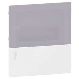 Pragma - mini coffret encastré - 1x8 mod. - portillon transp. - bornier terre|Schneider Electric-SCHMIP21108T