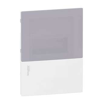 Pragma - mini coffret encastré - 1x6 mod. - portillon transp. - bornier terre|Schneider Electric-SCHMIP21106T