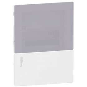 Pragma - mini coffret encastré - 1x6 mod. - portillon transp. - bornier terre|Schneider Electric-SCHMIP21106T