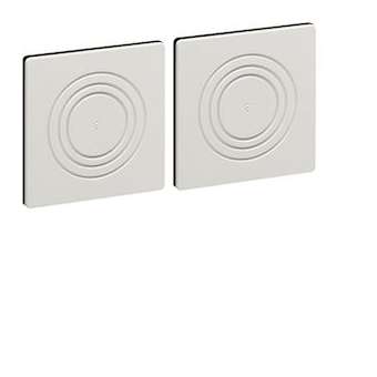 Jeu de 2 obturateurs pour prédécoupes latérales|Hager-HAGFD00P4