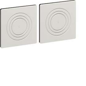 Jeu de 2 obturateurs pour prédécoupes latérales|Hager-HAGFD00P4