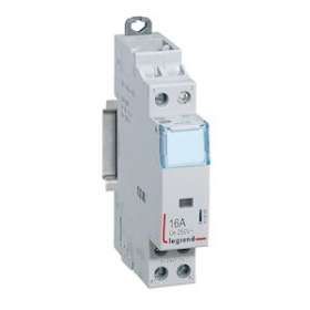 Contacteur de puissance CX³ bobine 24V~ -sans commande manuelle-2P/250V~-16A-O+F|Legrand-LEG412503