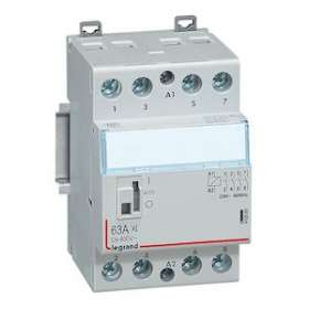 Contacteur puissance CX³ silencieux bobine 230V~ -4P 400V~ 63A - 4F -3 modules|Legrand-LEG412563