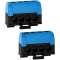 Resi9 - lot de 2 borniers neutre - 2 x bleu - 4 trous 16mm²