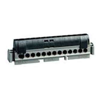 Bornier de répartition isolé IP2X phase - 1 connexion 6 à 25mm² - longueur 141mm|Legrand-LEG004855