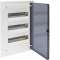 Coffret encastré 36 M porte transp.|Hager-HAGVF312TR