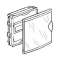 Coffret mini encastré - porte isolante transparente - 1 rangée - 6+2 modules|Legrand-LEG001420