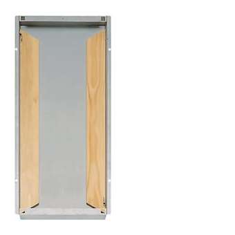 Bac encast. 110 mm pour coffret Gamma 13, 2 rangées 26 M +bloc/panneau et GD413A|Hager-HAGGE213B