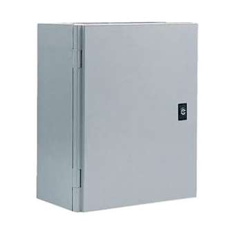 ARIA 54 Coffret IP66 IK08 avec 1 serrure centrale à double panneton de 3 mm|ABB-ABB831052