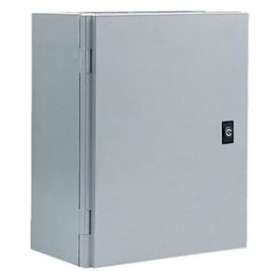 ARIA 108 Coffret IP66 IK08 avec 1 serrure centrale à double panneton de 3 mm|ABB-ABB831112