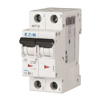 Disj FAZ 2P 10A 10kA (IEC/EN 60947-2) cbe C|Eaton industries-EONFAZ6-C10-2