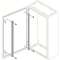 2 Profilés pour Porte Coffret Sr H800|ABB-ABB675298