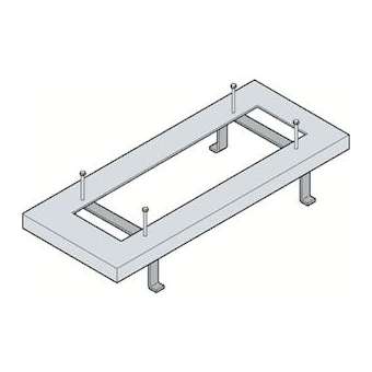 Kit d'Ancrage Au Sol pour Coffret Gemini Taille 5|ABB-ABB150435