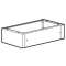 Socle pour armoires XL³800 IP43 largeur 910mm|Legrand-LEG020411