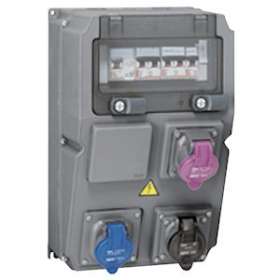 Coffret multiprise Hypra IP44 - 3 prises + disj. + inter diff + transformateur|Legrand-LEG059861